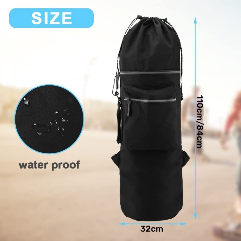 Big Freediving Long Fins Backpack Waterproof Lightweight Diving Equipment Storage Bag Outdoor Skateboard Yoga Long Flippers Bag