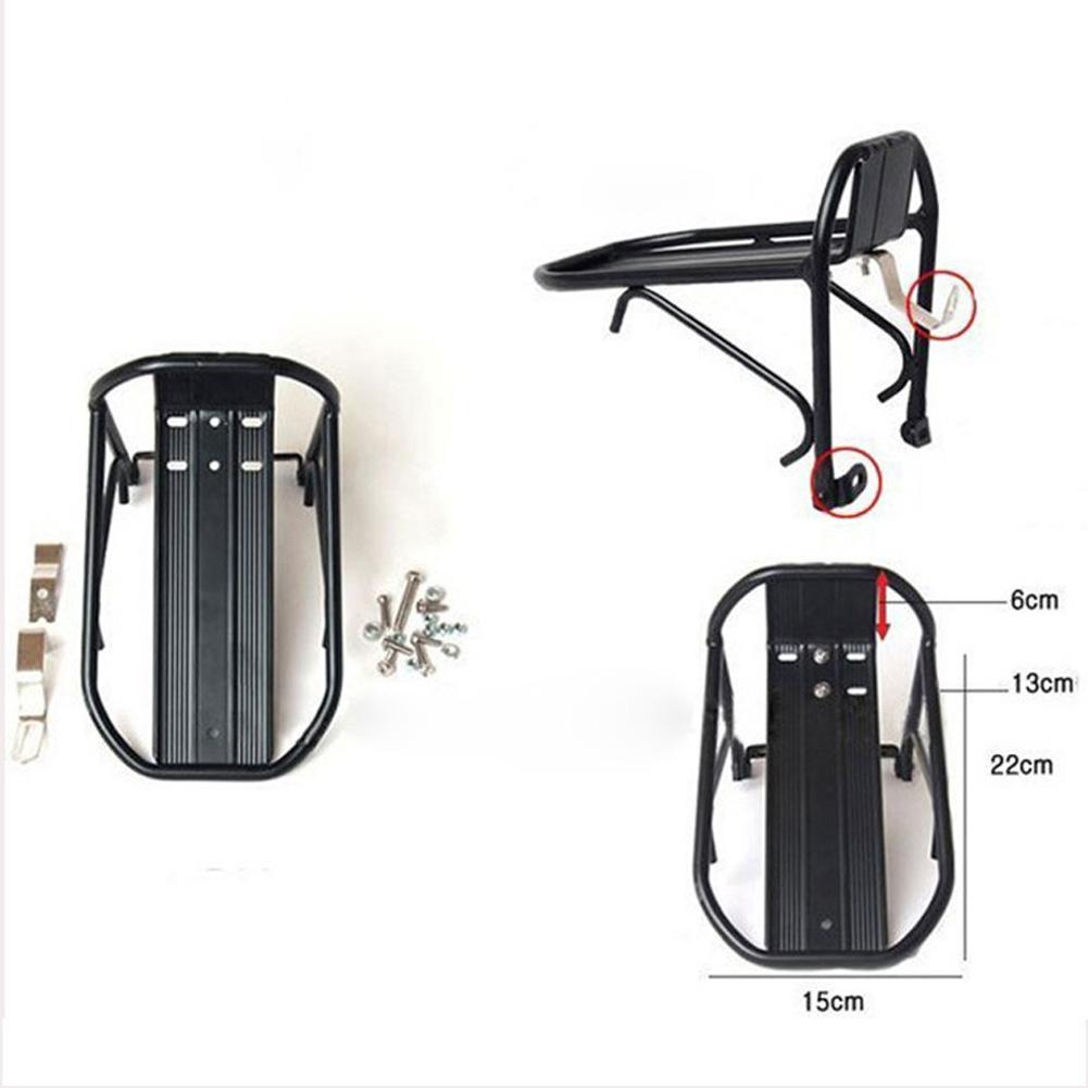 Aluminum Alloy MTB Road Cycling Bike Bicycle Front Rack Carrier Panniers Bag Luggage Shelf Bracket Trunk for Bicycle Parts