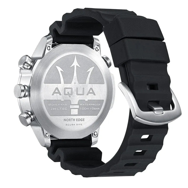 Dive Computer Watch Waterproof 100M Smart Digital Free/Scuba Diving Watches Altimeter Barometer Compass Temperature Clock
