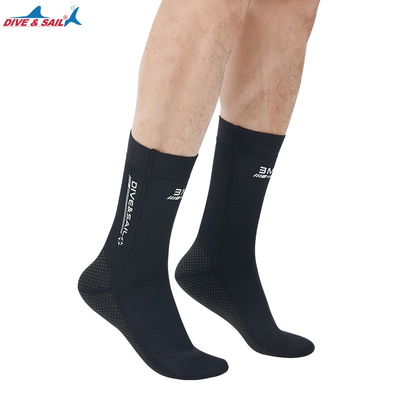 Diving Socks 3mm Neoprene Beach Water Socks-Anti Slip for Snorkel Diving Swim Youth Men Women Wet Hood Gloves