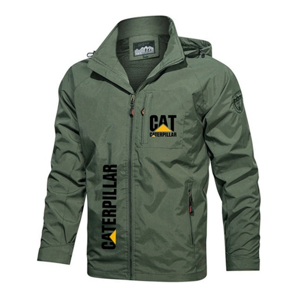 Autumn/Winter Men's Windbreaker Military Field Jacket 2023 Men's Hunting Military Suit Men's Outdoor Zipper Pilot Hooded Jacket