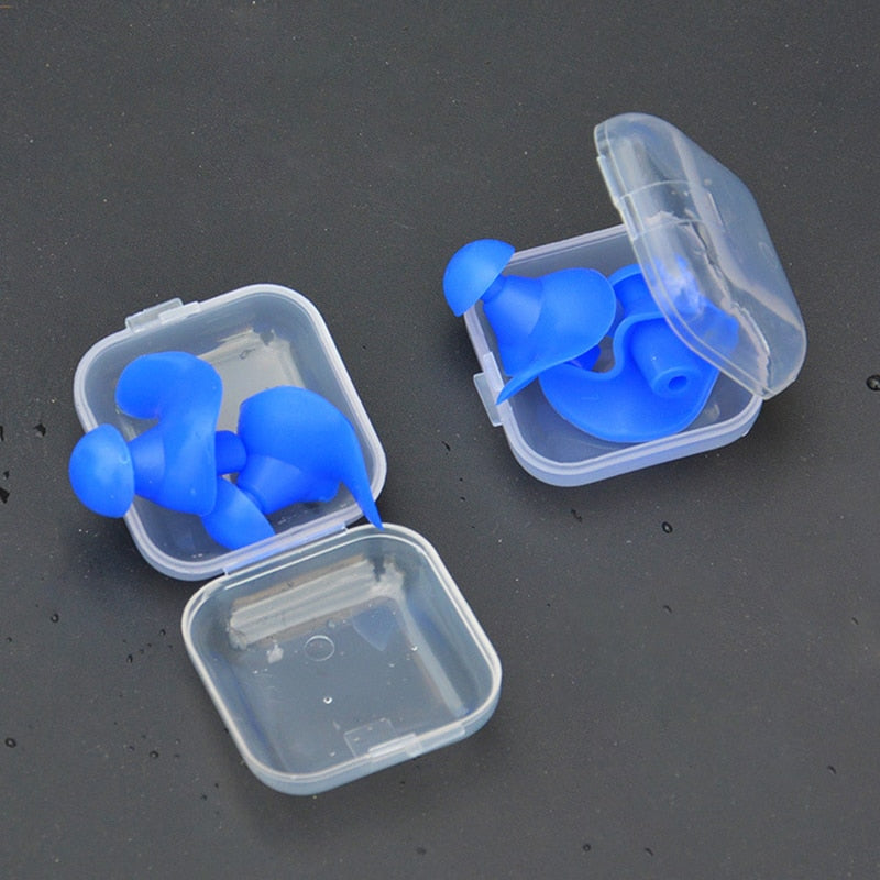 Earplugs for Swimming Classic Durable Waterproof Soft Earplugs Silicone Portable Ears Plugs for Pool Swimming Accessories