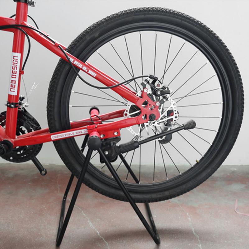 Mountain Road Bike Triangle Vertical Foldable Stand Bike Accessories Support For Adjusting Cleaning Repairing Bicycle Stand