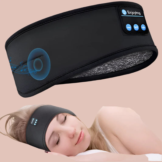 Fone Bluetooth Earphones Sports Sleeping Headband Elastic Wireless Headphones Music Eye Mask Wireless Bluetooth Headset Headband