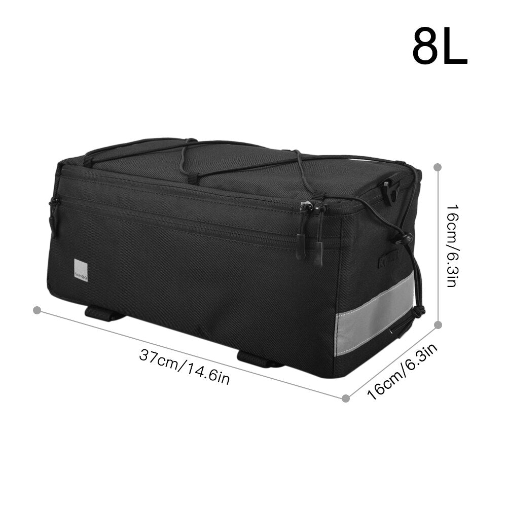 Multi Function Cycling Insulated Trunk Cooler Bag Bicycle Bike Rear Seat Bag Luggage Rack Pannier Bag Bike Accessories
