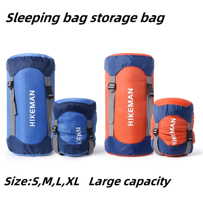 Outdoor Sleeping Bag Compression Bag Waterproof Ultralight Storage Bag Tightening Bag Camping Hiking Compact Space Saving Gear