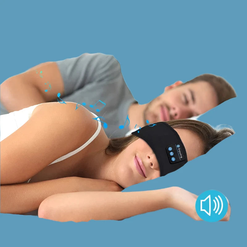 Fone Bluetooth Earphones Sports Sleeping Headband Elastic Wireless Headphones Music Eye Mask Wireless Bluetooth Headset Headband