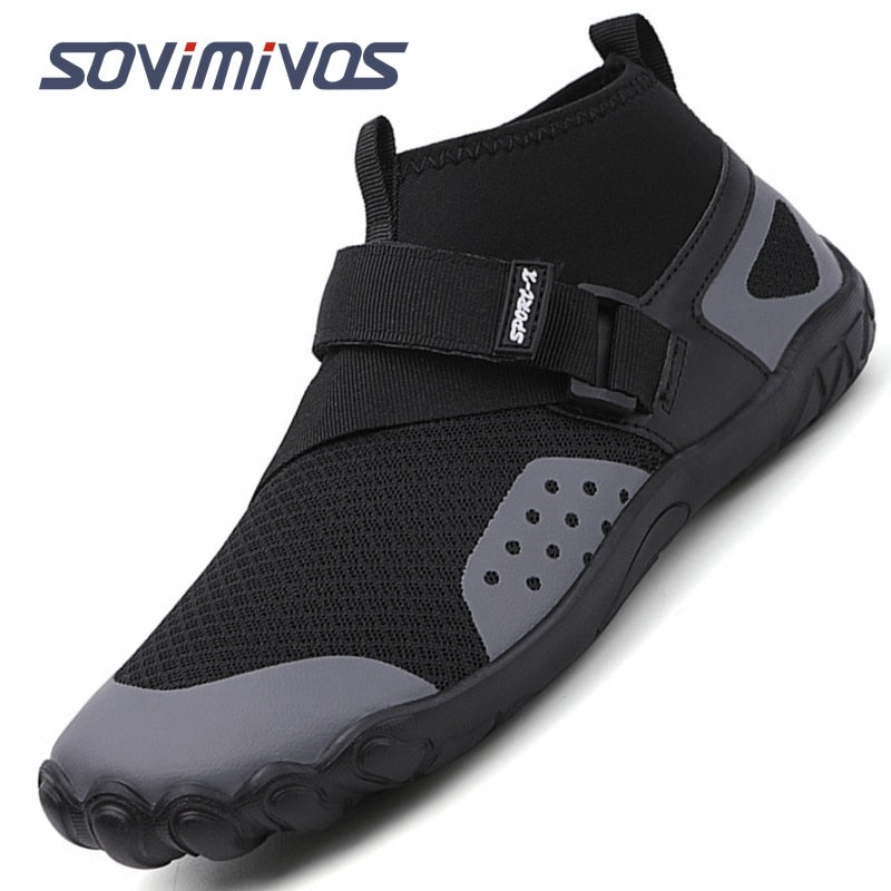 Unisex Swimming Water Shoes High Top Barefoot Beach Aqua Shoes Outdoor Sport Hiking Wading Sneakers Fitness Diving Surf Booties
