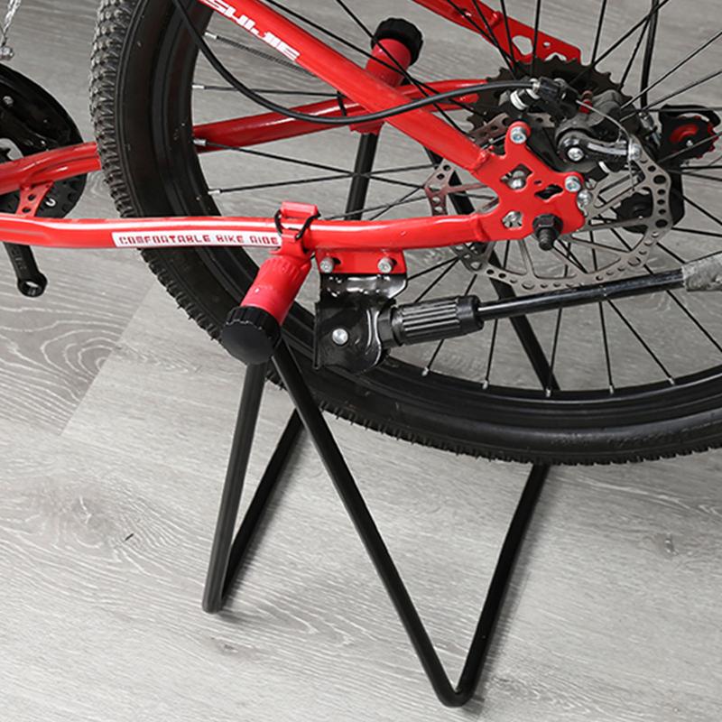 Mountain Road Bike Triangle Vertical Foldable Stand Bike Accessories Support For Adjusting Cleaning Repairing Bicycle Stand