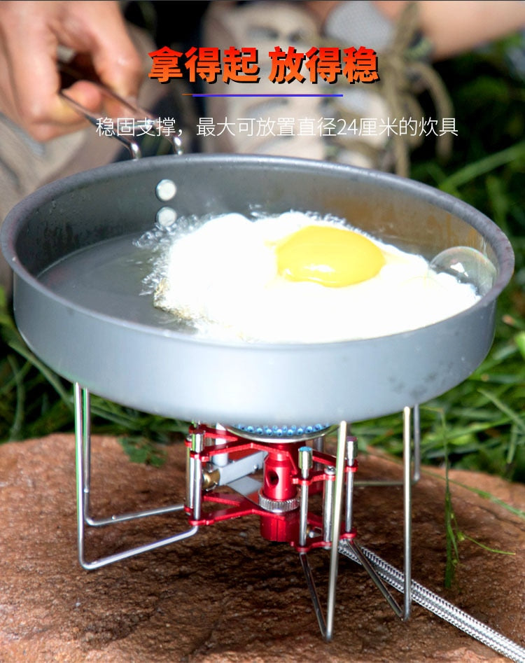 BULIN BL100 - B6 3200W Portable Folding Mini Outdoor Camping Split Type Cooking Stove Picnic Gas Burner with Pouch Cookware