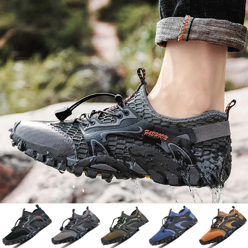 Summer Hiking Boots Man 2023 Hiking Shoes Women Breathable Trekking Sneakers Men Comfortable Water Shoes Man Free Shipping