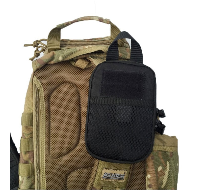 Outdoor Multifunctional EDC Accessory Bag Molle Undershirt Hanging Bag Casual Sports Organizer Phone Waist Bag
