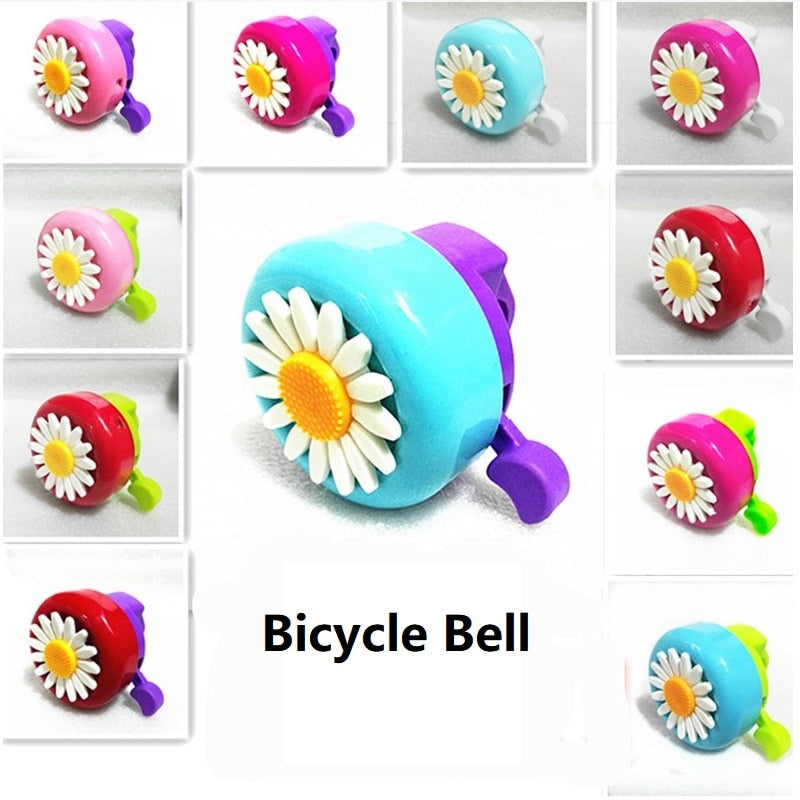 Multi-color Kids Funny Bicycle Bell Daisy Flower Horns Bike Children Girls Cycling Ring Alarm For Handlebars Alloy Plastics Hot
