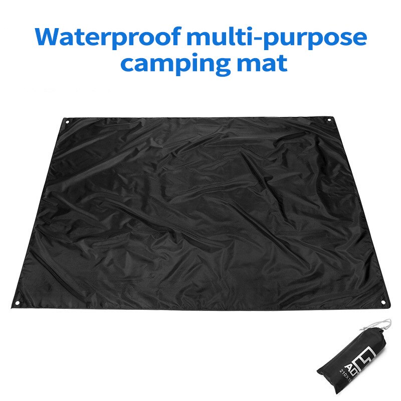 Oxford Waterproof Beach Mat Tent Camping Picnic Awning Cover Pad Rainproof Double Sided 210*150cm Hiking Outdoor Camping Mat