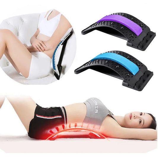 Back Massager Magnetotherapy Multi-Level Adjustable Stretcher